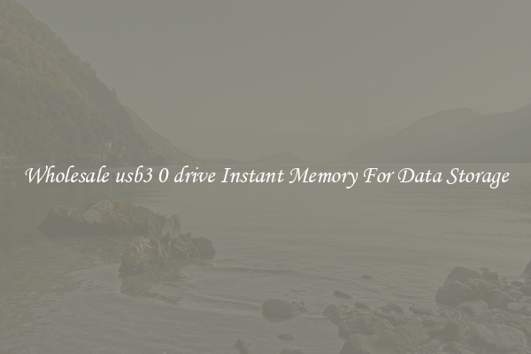 Wholesale usb3 0 drive Instant Memory For Data Storage