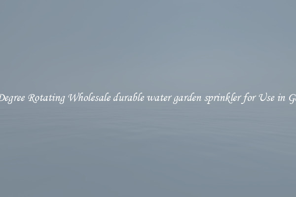 360 Degree Rotating Wholesale durable water garden sprinkler for Use in Garden