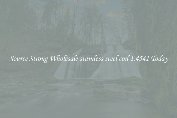 Source Strong Wholesale stainless steel coil 1.4541 Today