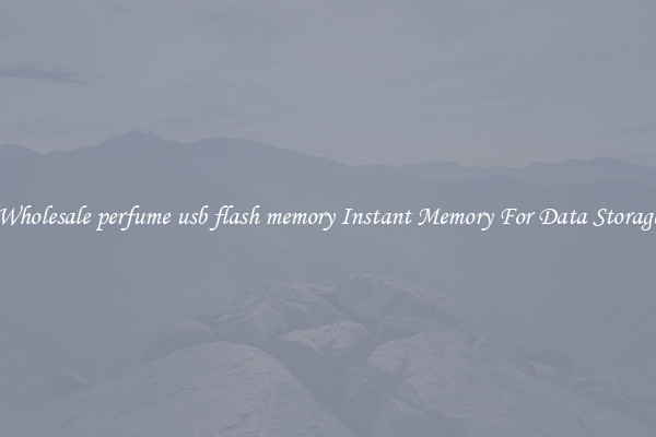 Wholesale perfume usb flash memory Instant Memory For Data Storage